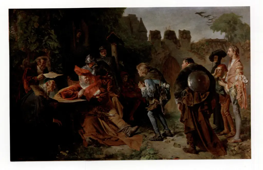 Grutzner, Eduard , Falstaff