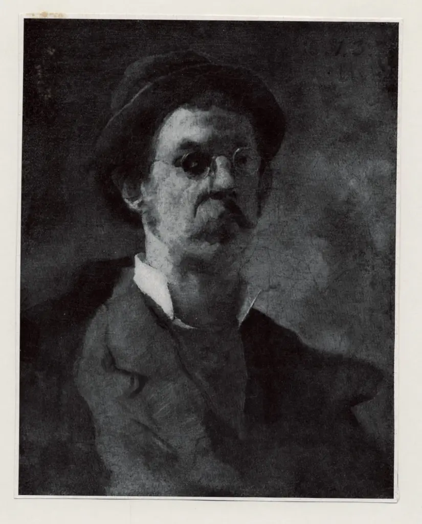 Habermann, Hugo , Autoritratto