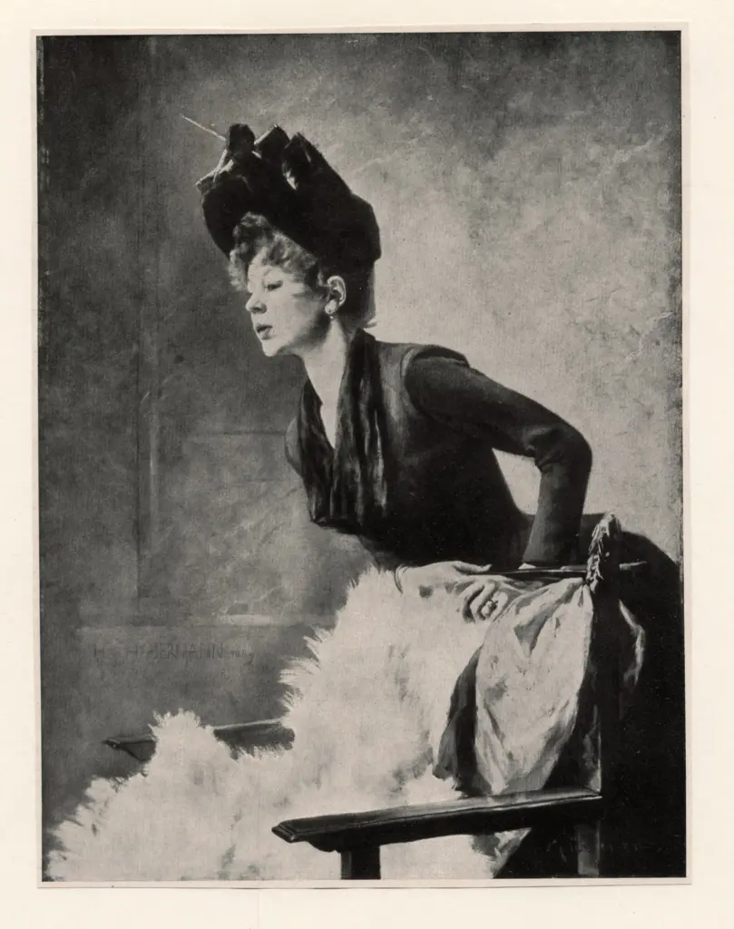 Habermann, Hugo , Donna in abito nero