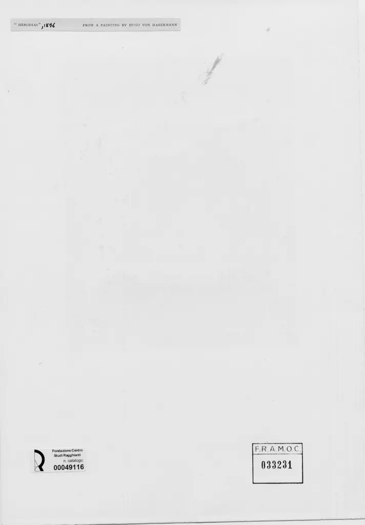 Anonimo , Habermann, Hugo - sec. XIX - Salom&eacute; , retro