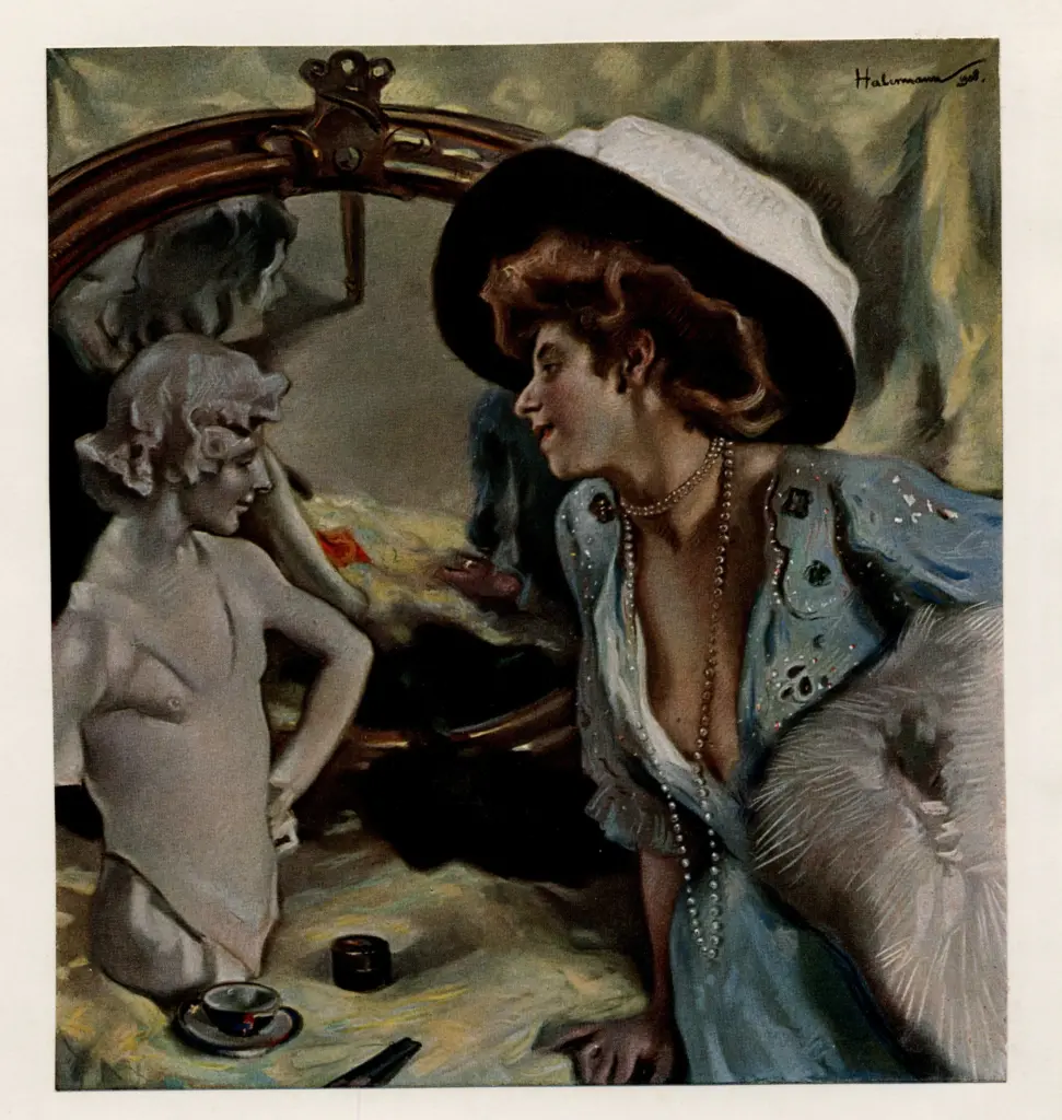 Habermann, Hugo , Ritratto di donna