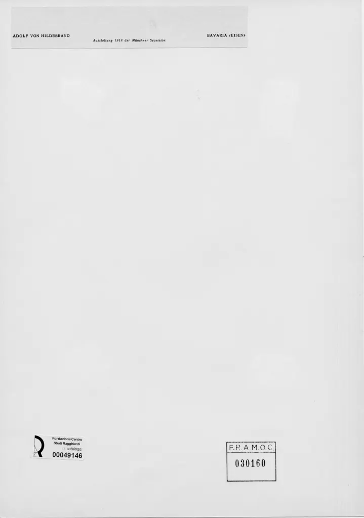 Anonimo , Hildebrand, Adolf - sec. XIX/ XX - Bavaria , retro