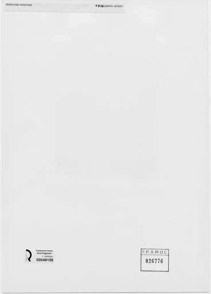 Anonimo , Hoetger, Bernhard - sec. XX - Busto di ragazza con mantella , retro