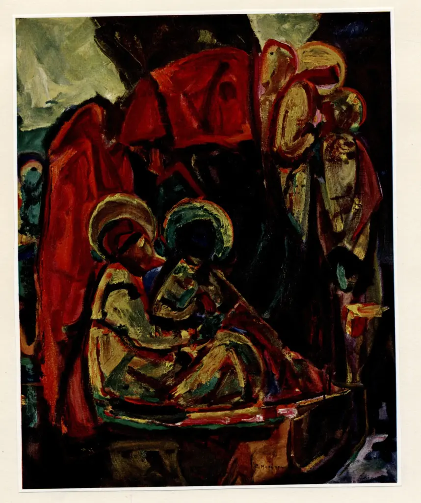 Anonimo , Holzel, Adolf - sec. XX - Die hl. Ursula , fronte