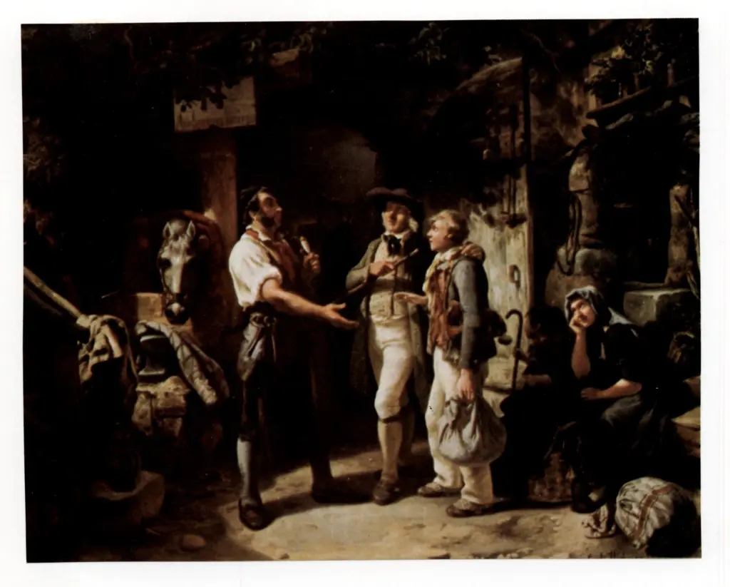 Anonimo , H&uuml;bner, Karl Wilhelm - sec. XIX - Il nuovo apprendista , fronte