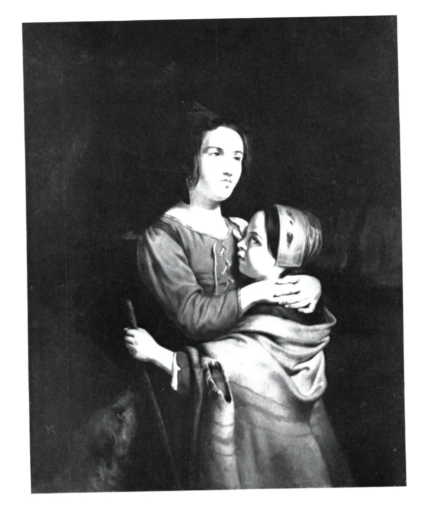 Anonimo , Hubner, Karl Wilhelm - sec. XIX - L'addio , fronte