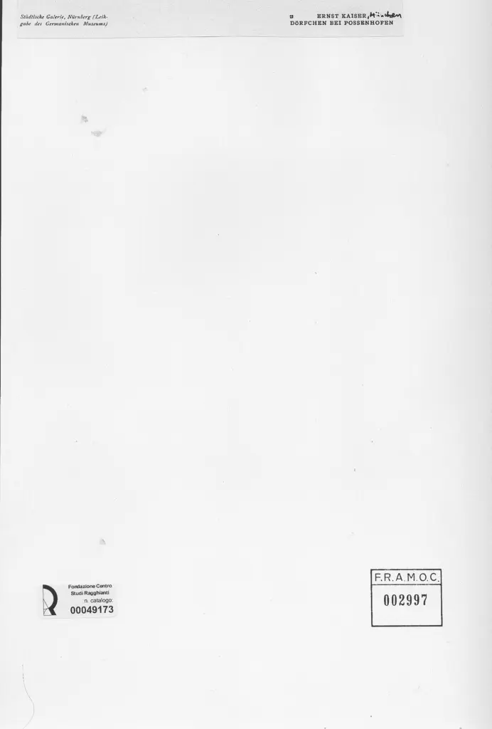 Anonimo , Kaiser, Ernest - sec. XX - Dörfchen bei possenhofen , retro