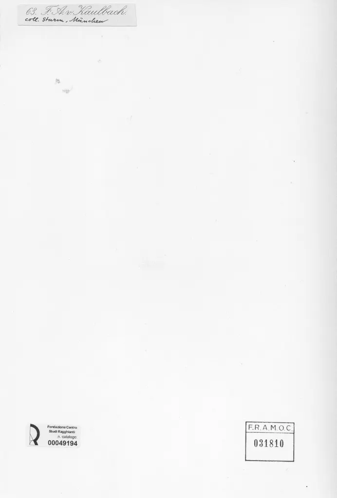 Anonimo , Kaulbach, F. A. V. - sec. XIX - La venere , retro