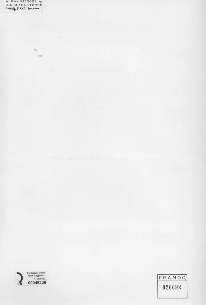 Anonimo , Klinger, Max , retro