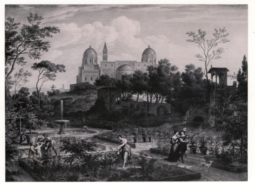 Koch, Joseph Anton , Römische landschaft (Santa Maria Maggiore) -