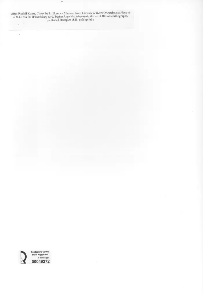 Anonimo , Kunst, Alfred Rudolf - sec. XIX - Cavallo al trotto , retro