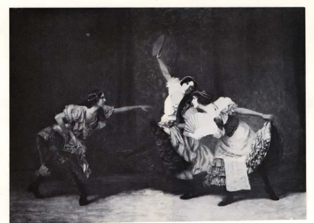 Anonimo , Langenmantel, Ludwig - sec. XIX/ XX - The Fan dance , fronte