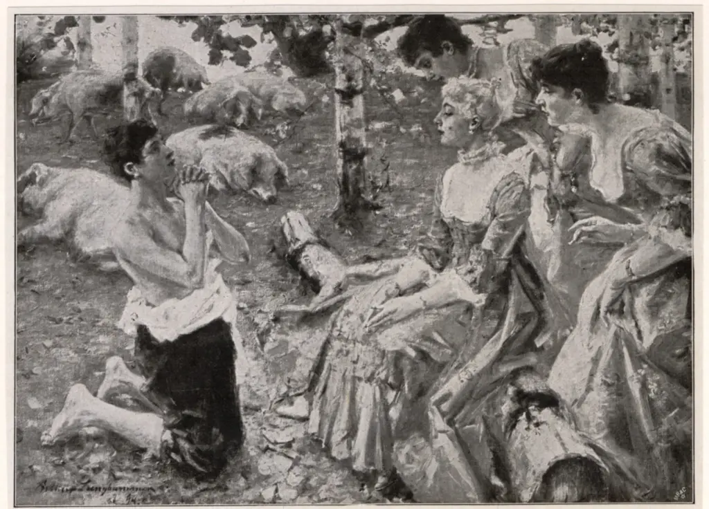 Langhammer, Karl , La princesse et le gradeur de pourceaux -