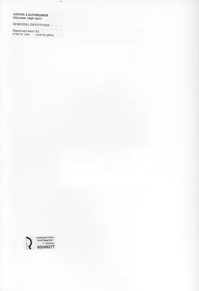 Anonimo, Anonimo , retro