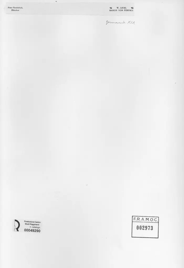 Anonimo , Leibl, Wilhelm - sec. XIX - Baron von Perfall , retro