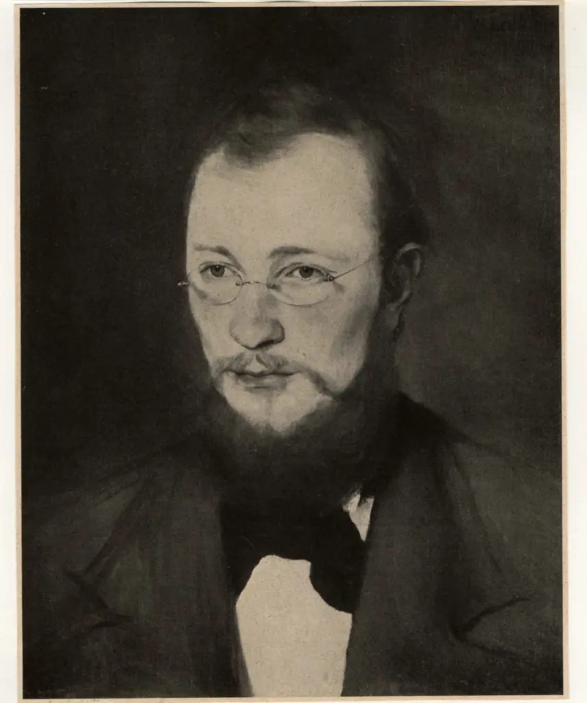 Leibl, Wilhelm , Bildnis der Dr. Rauert