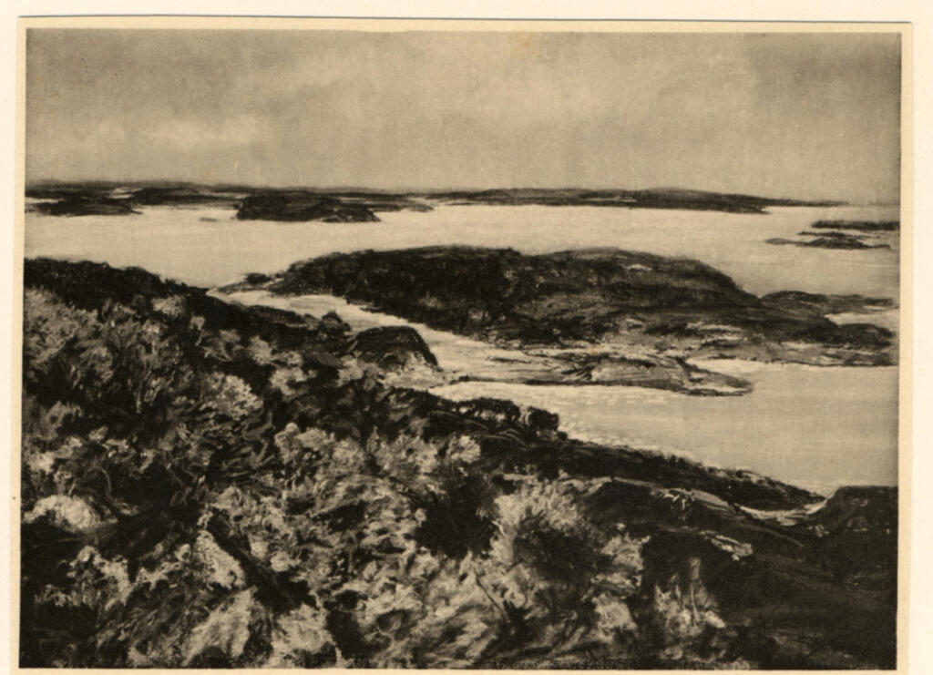 Anonimo , Leistikow, Walter - sec. XIX - Paesaggio marino , fronte