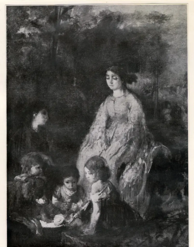 Anonimo , Von Marees, Hans - sec. XIX - Familienbild , fronte