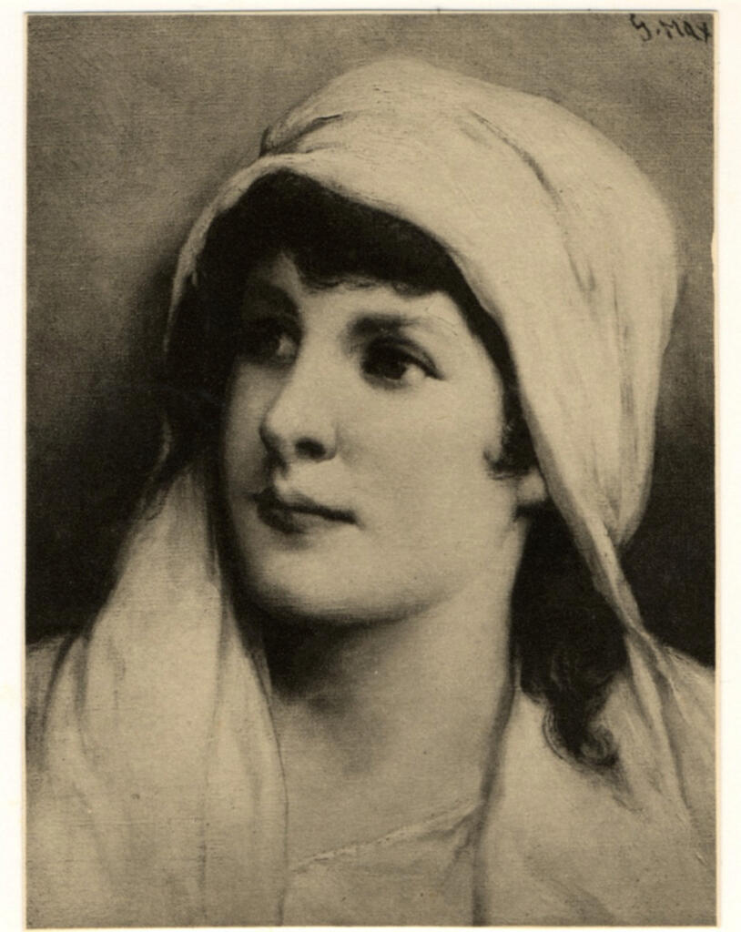 Anonimo , Von Max, G. - sec. XIX - Ritratto di giovane donna , fronte