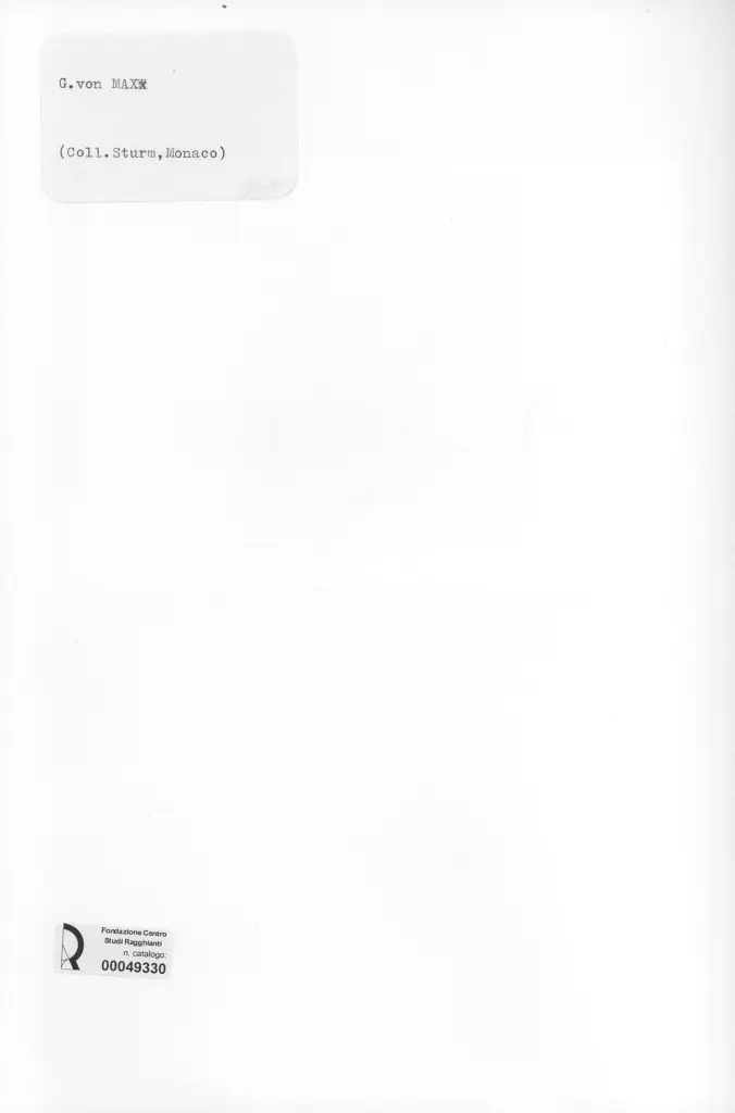 Anonimo , Von Max, G. - sec. XIX - Riposo in campagna , retro