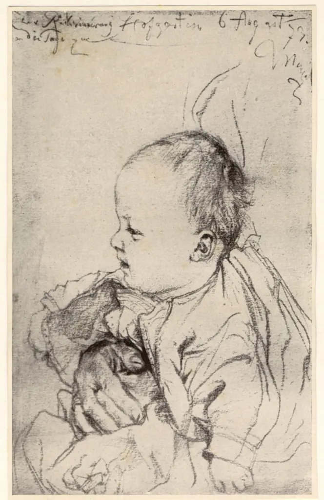 Anonimo , Von Menzel, Adolf - sec. XIX , fronte