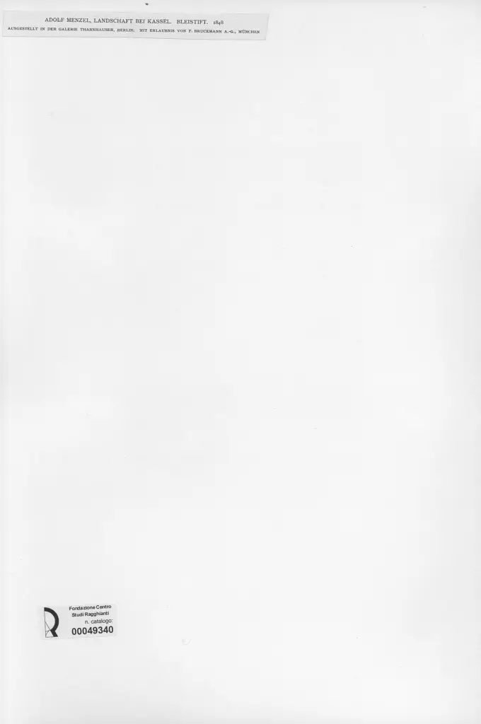 Anonimo , Von Menzel, Adolf - sec. XIX , retro