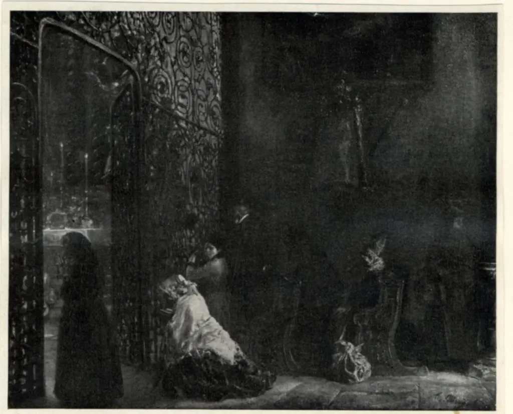 Anonimo , Von Menzel, Adolf - sec. XIX - Fr&uuml;hmesse , fronte