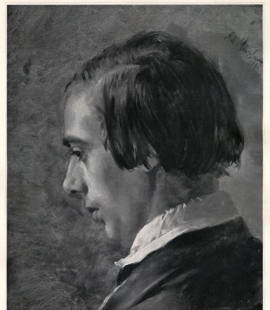 Anonimo , Von Menzel, Adolf - sec. XIX - Menzels Bruder Richard , fronte