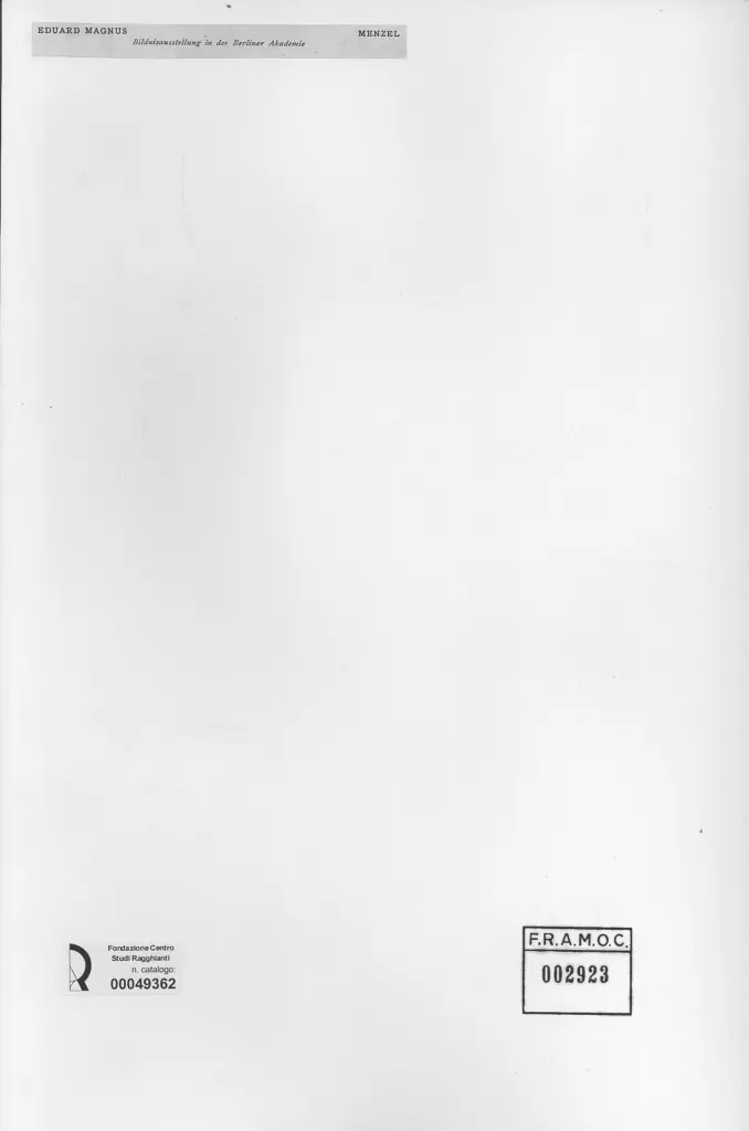 Anonimo , Von Menzel, Adolf , retro