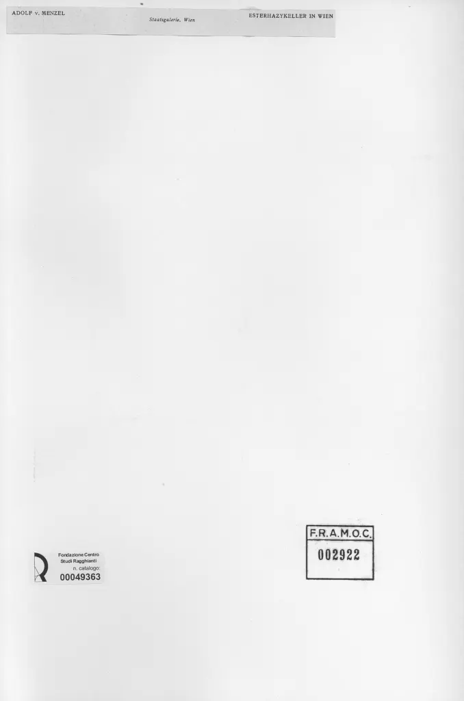 Anonimo , Von Menzel, Adolf - sec. XIX - Esterhazykeller in Wien , retro