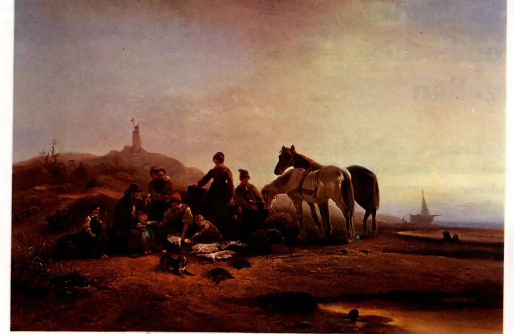 Anonimo , Meyerheim, Wilhelm - sec. XIX - Tramonto in campagna , fronte