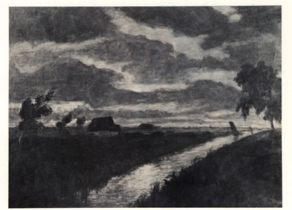 Modersohn, Otto , Moorlandschaft bei Fischerude -