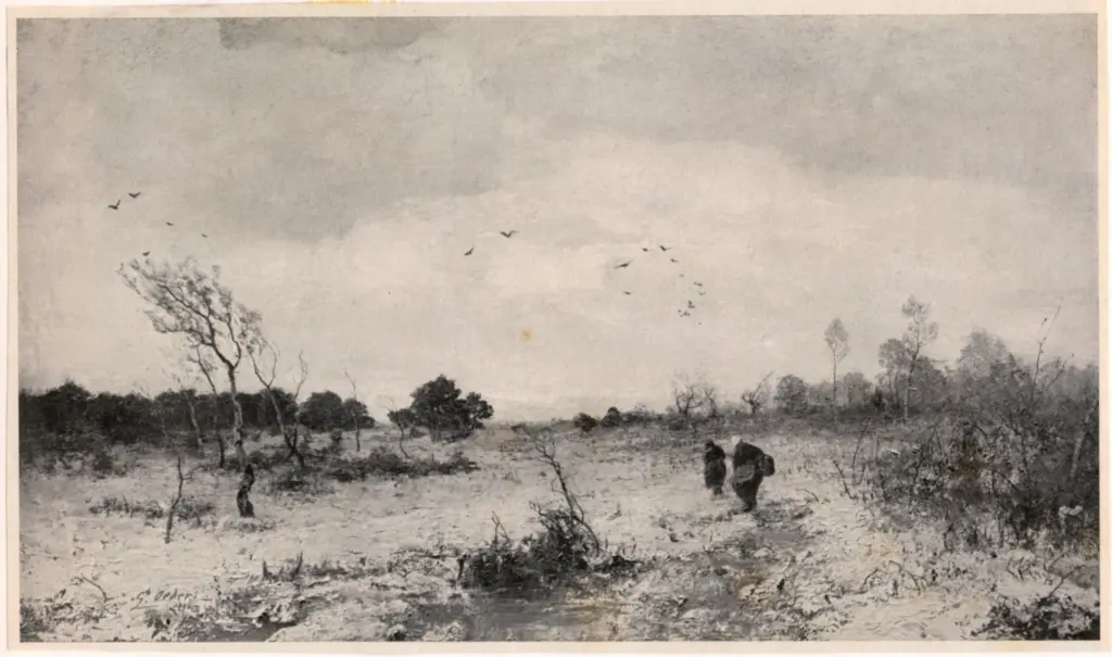 Oeder, Georg , Trübe winterstimmung