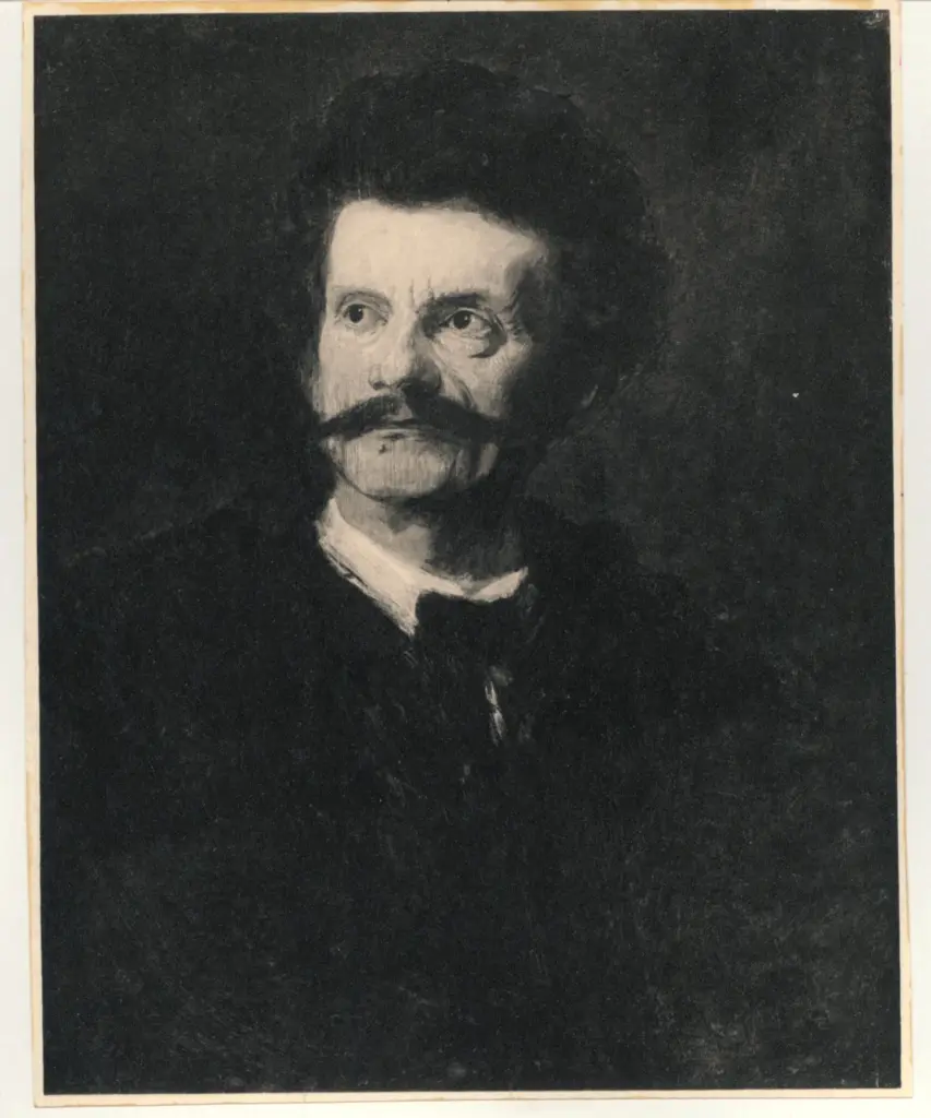 Anonimo , von Lenbach, Franz - sec. XIX - Karl von Piloty , fronte