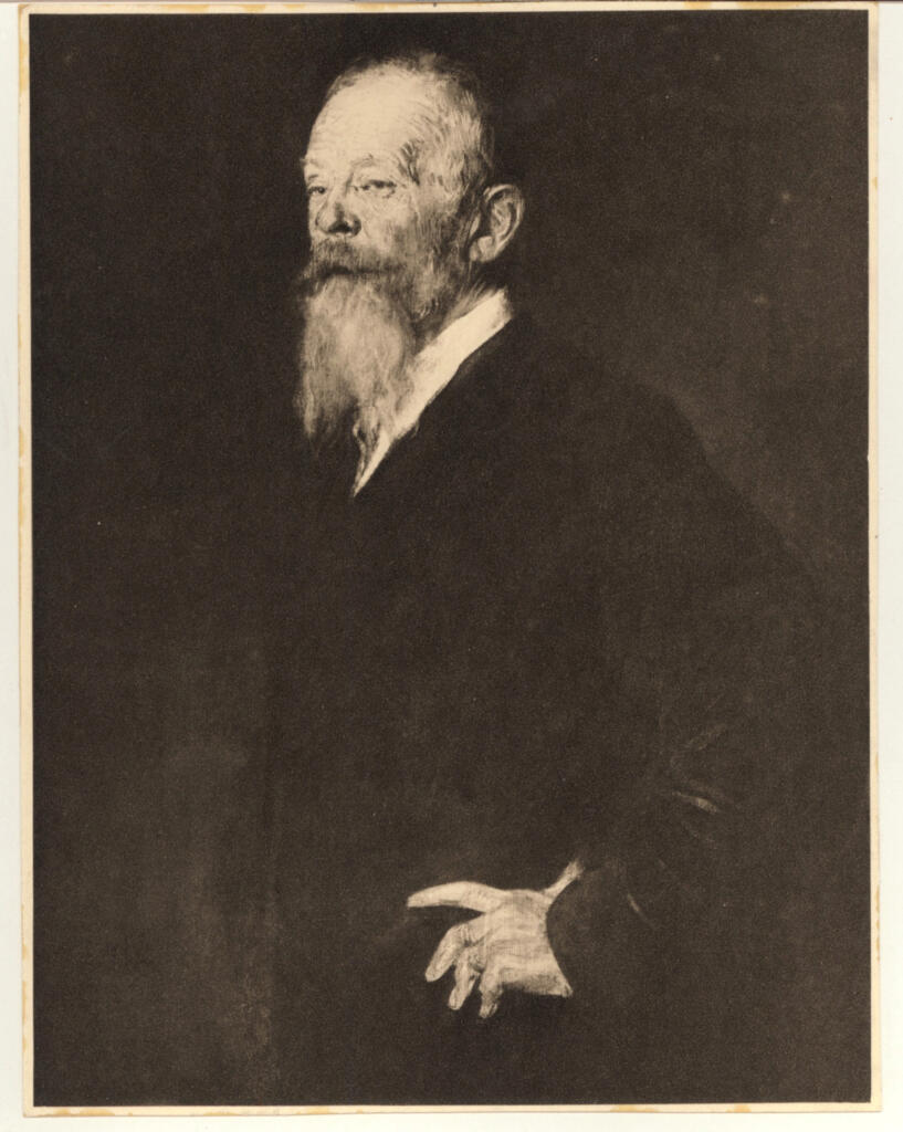 Anonimo , von Lenbach, Franz - sec. XIX - Ritratto di uomo , fronte