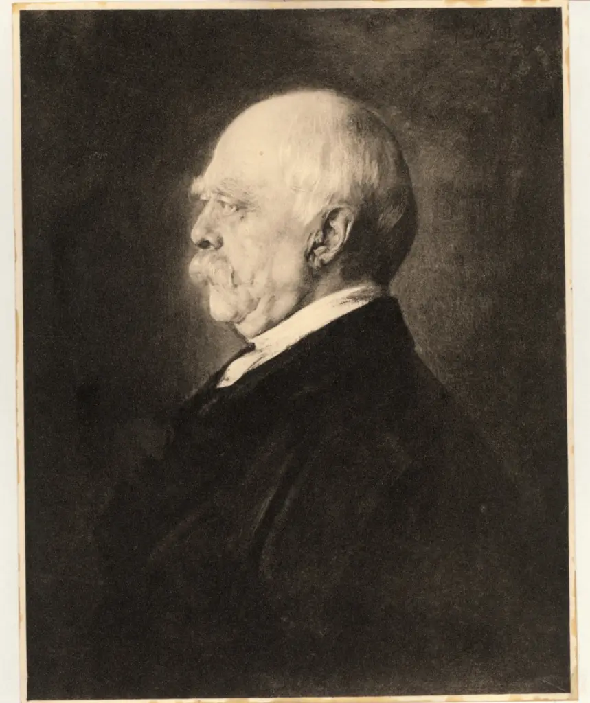 Anonimo , von Lenbach, Franz - sec. XIX - Bismarck , fronte