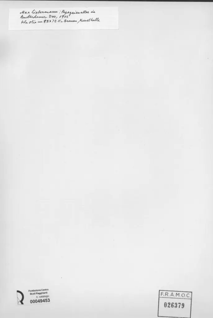 Anonimo , Liebermann, Max - sec. XX , retro