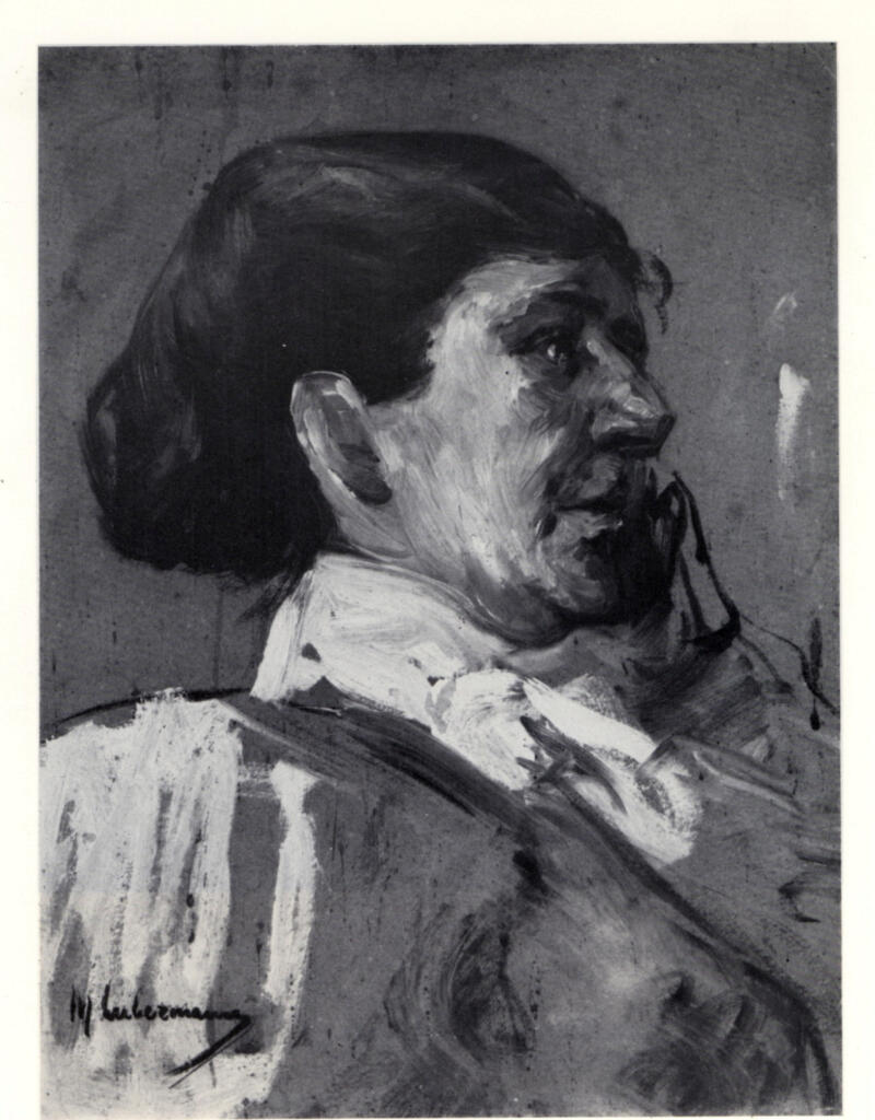 Liebermann, Max , A portrait of a woman -