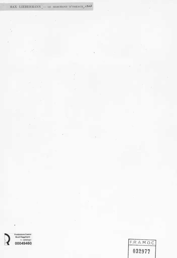 Anonimo , Liebermann, Max , retro