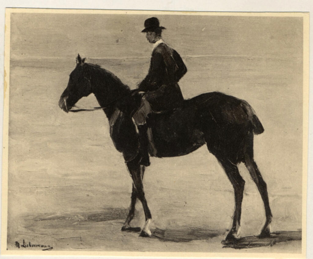 Liebermann, Max , uomo a cavallo