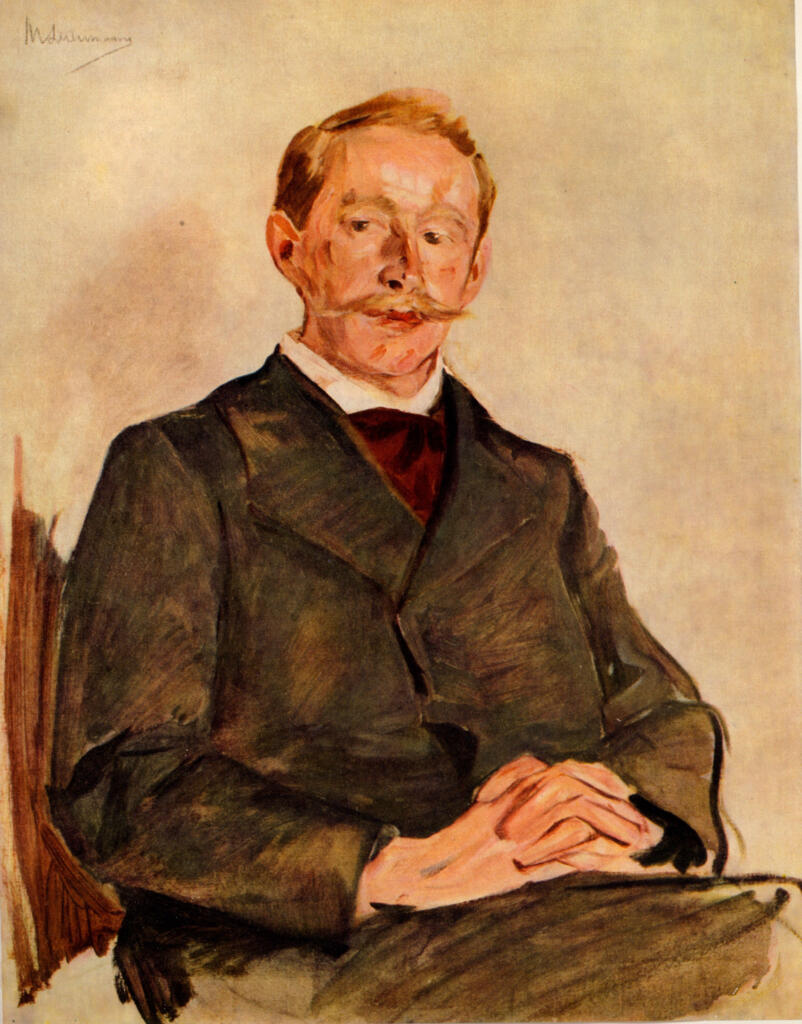 Anonimo , Liebermann, Max - sec. XIX - Ritratto del dottor Linde , fronte