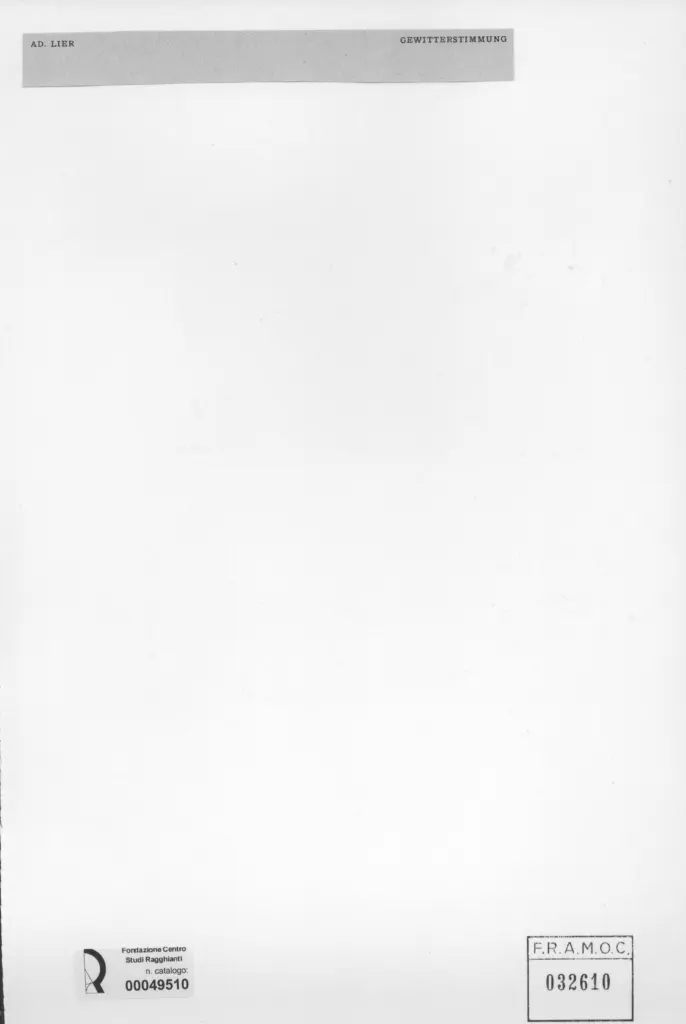 Anonimo , Lier, Adolf - sec. XIX - Gewitterstimmung , retro