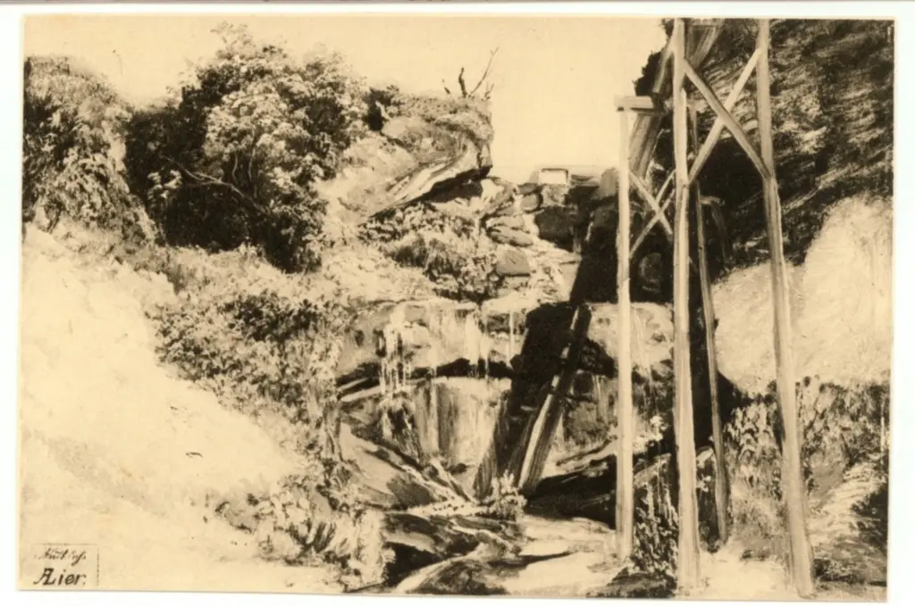 Anonimo , Lier, Adolf - sec. XIX - Paesaggio , fronte