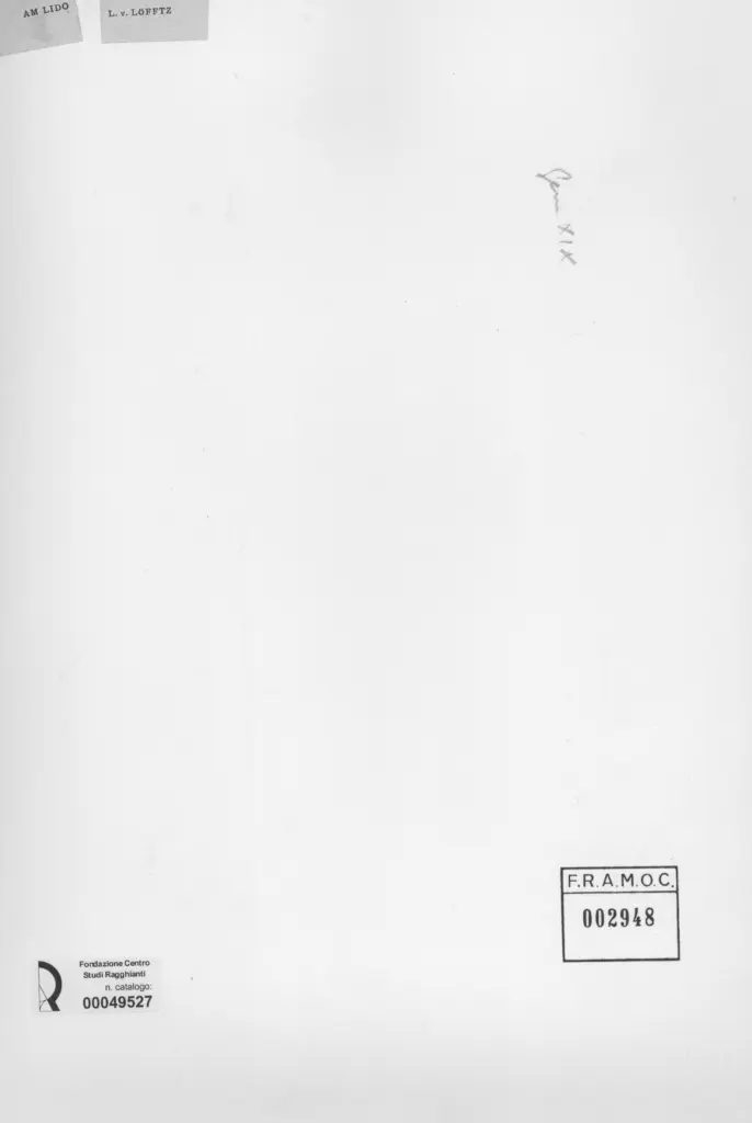 Anonimo, Anonimo , retro