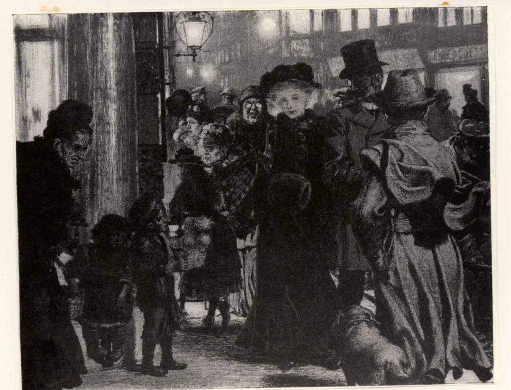 Anonimo , Luhrig, Georg - sec. XIX - Folla , fronte