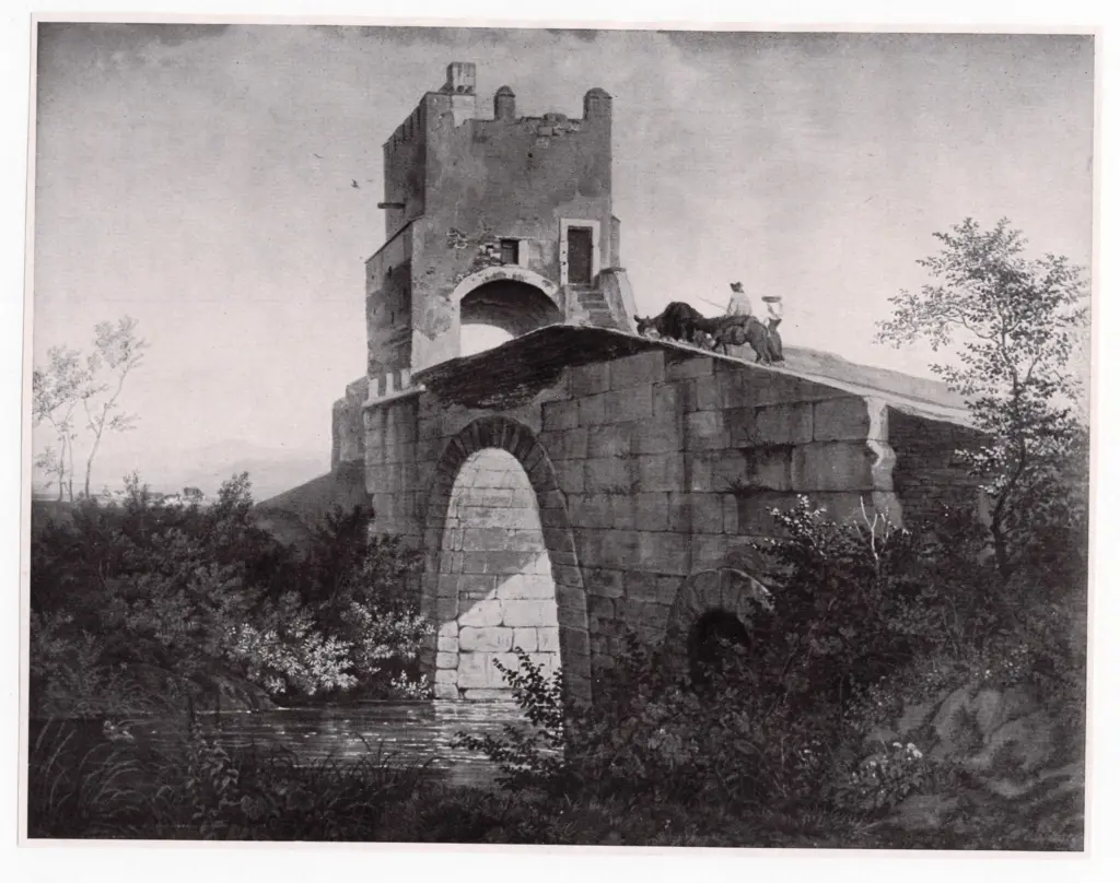 Richter, Ludwig , Ponte Salaro a Roma