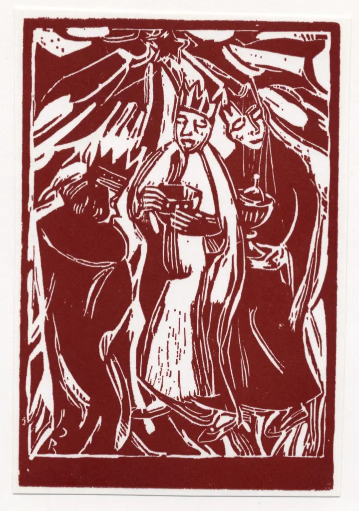 Anonimo , Rohlfs, Christian - sec. XX - Tre Re , fronte