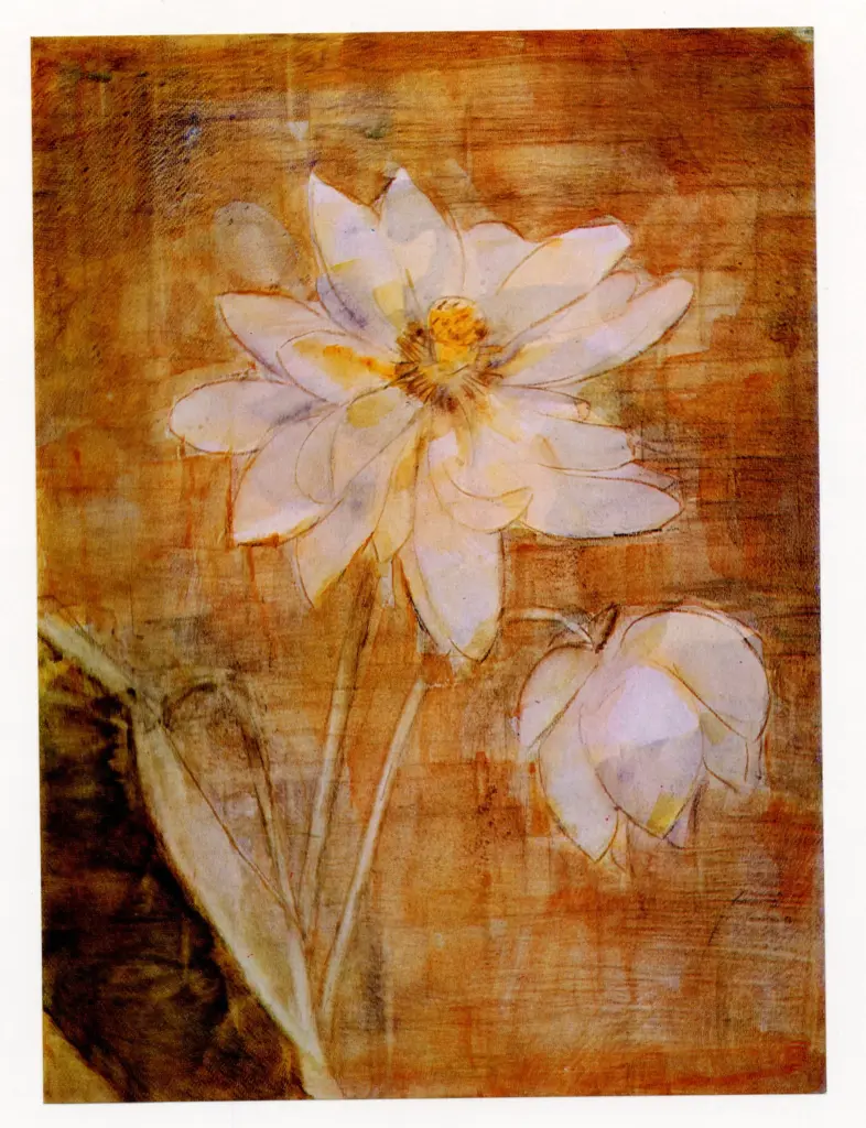 Anonimo , Rohlfs, Christian - sec. XX - Fiori di loto , fronte