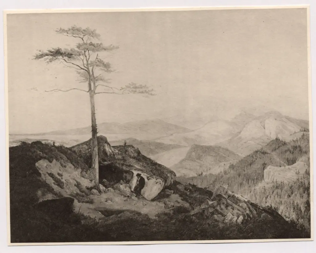 Anonimo , Rottman, Karl - sec. XIX - Paesaggio italiano , fronte