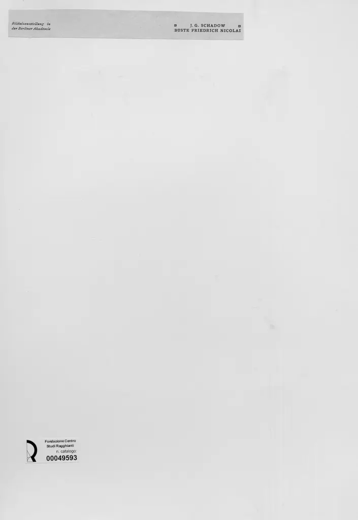 Anonimo , Schadow, J.G. , retro